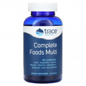 Trace, Complete Foods Multi, мультивитамины, 240 таблеток - описание | фото