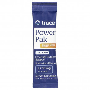 Trace, Power Pak, без сахара, апельсин и манго, 30 пакетиков по 6,1 г (0,22 унции) в Москве - eco-herb.ru | фото