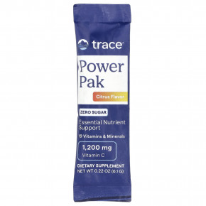 Trace, Power Pak, без сахара, цитрусовые, 30 пакетиков в стиках по 6,1 г (0,22 унции) в Москве - eco-herb.ru | фото