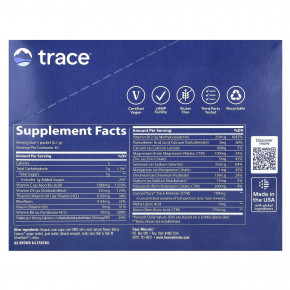 Trace, Power Pak, Essential Nutrient Support, виноград Конкорд, 30 пакетиков в стиках по 6,1 г (0,22 унции) в Москве - eco-herb.ru | фото