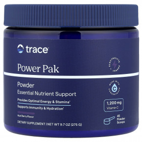 Trace, Power Pak, ягоды асаи, 275 г (9,7 унции) - подробнее Trace, Power Pak, ягоды асаи, 275 г (9,7 унции) - описание