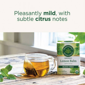 Traditional Medicinals, органическая мелисса, без кофеина, 16 чайных пакетиков, 24 г, (0,85 унции) в Москве - eco-herb.ru | фото