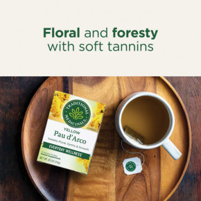 Traditional Medicinals, Yellow Pau d 'Arco, без кофеина, 16 чайных пакетиков, 24 г (0,85 унции) (Товар снят с продажи) в Москве - eco-herb.ru | фото