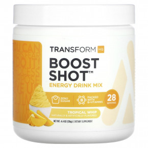 TransformHQ, Boost Shot, смесь для энергетического напитка, тропические фрукты, 126 г (4,4 унции) в Москве - eco-herb.ru | фото