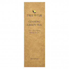 Tree To Tub, Ginseng Green Tea, антивозрастная сыворотка с ретинолом 3 в 1, 30 мл (1 жидк. Унция) в Москве - eco-herb.ru | фото