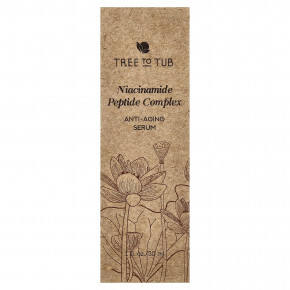 Tree To Tub, никотинамид и пептидный комплекс, антивозрастная сыворотка, 30 мл (1 жидк. унция) в Москве - eco-herb.ru | изображение Tree To Tub, никотинамид и пептидный комплекс, антивозрастная сыворотка, 30 мл (1 жидк. унция) в Москве - eco-herb.ru | фото