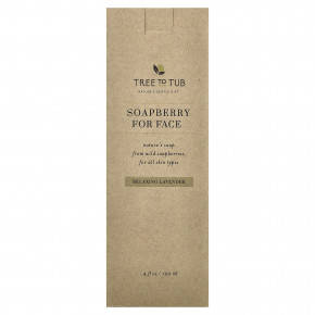 Tree To Tub, очищающее средство для лица с мыльным деревом, для всех типов кожи, расслабляющая лаванда, 120 мл (4 жидк. унции) в Москве - eco-herb.ru | фото