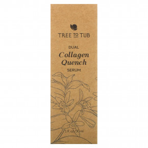 Tree To Tub, Сыворотка Dual Collagen Quench, 30 мл (1 жидк. унц.) в Москве - eco-herb.ru | фото