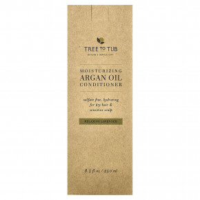 Tree To Tub, увлажняющий кондиционер с аргановым маслом, для сухих волос и чувствительной кожи головы, расслабляющая лаванда, 250 мл (8,5 жидк. унции) в Москве - eco-herb.ru | фото