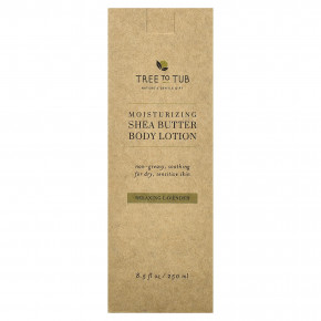 Tree To Tub, увлажняющий лосьон для тела с маслом ши, нежирный, для увлажнения сухой и чувствительной кожи, лаванда, 250 мл (8,5 жидк. унции) в Москве - eco-herb.ru | фото