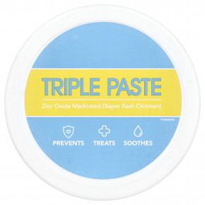 Triple Paste, мазь от опрелостей с оксидом цинка, без отдушек, 227 г (8 унций) в Москве - eco-herb.ru | фото