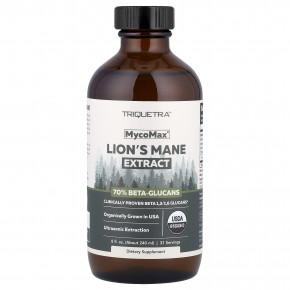Triquetra Health, MycoMax®, экстракт ежовика гребенчатого, 240 мл (8 жидк. унций) - описание | фото