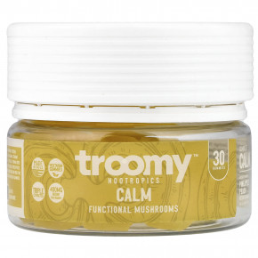 Troomy Nootropics, Calm, Functional Mushrooms Gummies, Pineapple Peach, 30 Gummies, 4.76 oz (135 g) - подробнее Troomy Nootropics, Calm, Functional Mushrooms Gummies, Pineapple Peach, 30 Gummies, 4.76 oz (135 g) - описание