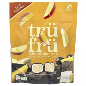 Tru Fru, Nature's Mango, темный шоколад, 128 г (4,5 унции) - описание | фото