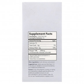 Tru Niagen, НАД+, никотинамид рибозид, с нейтральным вкусом, 30 стик-пакетов по 4 г (0,14 унции) в Москве - eco-herb.ru | изображение Tru Niagen, НАД+, никотинамид рибозид, с нейтральным вкусом, 30 стик-пакетов по 4 г (0,14 унции) в Москве - eco-herb.ru | фото