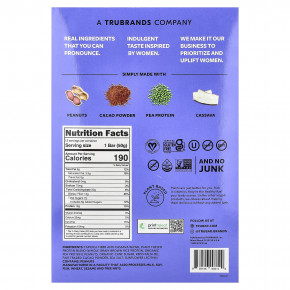 Trubar, протеиновый батончик на растительной основе, нежная помадка и арахисовая паста, 12 батончиков по 50 г (1,76 унции) в Москве - eco-herb.ru | фото