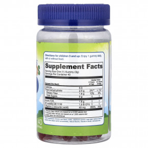 TruBiotics, для детей, жевательные таблетки для поддержки пищеварения и иммунитета, без сахара, вкусная клубника, 40 жевательных таблеток в Москве - eco-herb.ru | фото