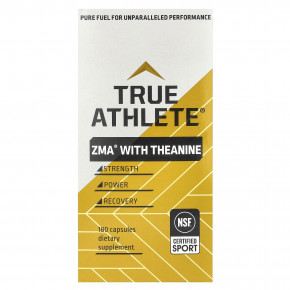 True Athlete, ZMA® с теанином, 180 капсул в Москве - eco-herb.ru | фото