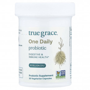 True Grace, One Daily Probiotic, 30 вегетарианских капсул в Москве - eco-herb.ru | изображение True Grace, One Daily Probiotic, 30 вегетарианских капсул в Москве - eco-herb.ru | фото