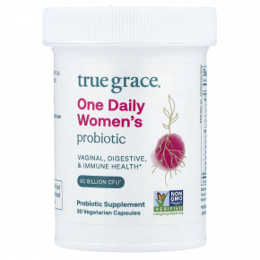 True Grace, One Daily Women's Probiotic, 30 вегетарианских капсул в Москве - eco-herb.ru | изображение True Grace, One Daily Women's Probiotic, 30 вегетарианских капсул в Москве - eco-herb.ru | фото