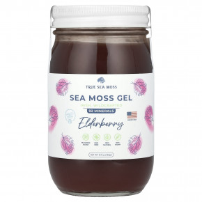 True Sea Moss, Гель с морским мохом, бузина, 453 г (16 жидк. унц.) в Москве - eco-herb.ru | фото