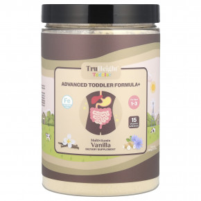 TruHeight, Advanced Toddler Formula +, для детей от 1 до 3 лет, ваниль, 260 г (0,57 фунта) - описание | фото