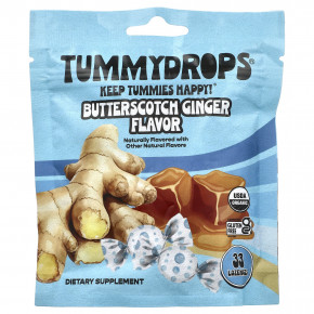 Tummydrops, Ириски с имбирем, 33 пастилки - описание