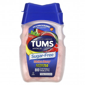 Tums, антацид с повышенной силой действия, дыня и ягоды, 80 жевательных таблеток в Москве - eco-herb.ru | фото