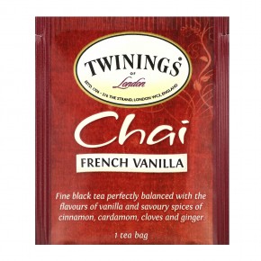 Twinings, Chai, French Vanilla, 20 Tea Bags, 1.41 oz (40 g) в Москве - eco-herb.ru | фото