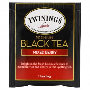 Twinings, черный чай премиального качества, ягодный вкус, 20 чайных пакетиков, 40 г (1,41 унции) в Москве - eco-herb.ru | фото