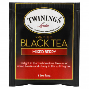 Twinings, черный чай премиального качества, ягодный вкус, 20 чайных пакетиков, 40 г (1,41 унции) (Товар снят с продажи) в Москве - eco-herb.ru | изображение Twinings, черный чай премиального качества, ягодный вкус, 20 чайных пакетиков, 40 г (1,41 унции) (Товар снят с продажи) в Москве - eco-herb.ru | фото