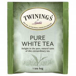 Twinings, Чистый белый чай, 20 чайных пакетиков, 30 г (1,06 унции) в Москве - eco-herb.ru | фото