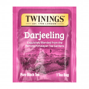 Twinings, Чистый черный чай, Дарджилинг, 50 чайных пакетиков, 100 г (3,53 унции) в Москве - eco-herb.ru | фото