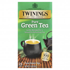 Twinings, Чистый зеленый чай, 25 чайных пакетиков, 50 г (1,76 унции) (Товар снят с продажи) в Москве - eco-herb.ru | изображение Twinings, Чистый зеленый чай, 25 чайных пакетиков, 50 г (1,76 унции) (Товар снят с продажи) в Москве - eco-herb.ru | фото