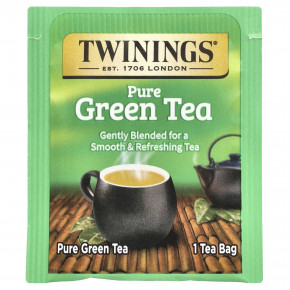 Twinings, Чистый зеленый чай, 25 чайных пакетиков, 50 г (1,76 унции) (Товар снят с продажи) в Москве - eco-herb.ru | изображение Twinings, Чистый зеленый чай, 25 чайных пакетиков, 50 г (1,76 унции) (Товар снят с продажи) в Москве - eco-herb.ru | фото