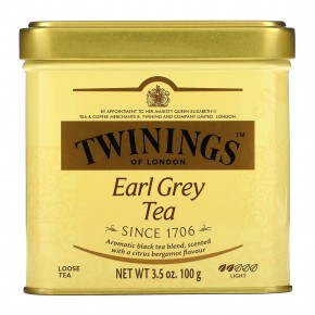 Twinings, Earl Grey, листовой чай, 100 г (3,53 унции) в Москве - eco-herb.ru | фото