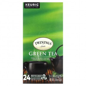 Twinings, Green Tea, 24 Cups, 0.11 oz (3 g) Each в Москве - eco-herb.ru | фото