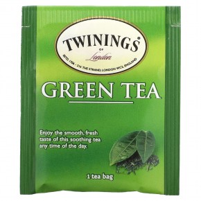 Twinings, Чистый зеленый чай, 50 чайных пакетиков, 100 г (3,53 унции) в Москве - eco-herb.ru | фото