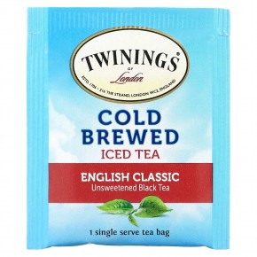 Twinings, Холодный чай , английский классический 20 чайных пакетиков, 1.41 унции (40 г) в Москве - eco-herb.ru | фото