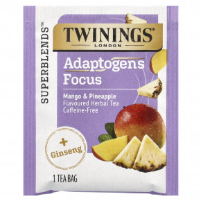 Twinings, Superblends™, травяной чай, адаптогены, манго и ананас, без кофеина, 18 чайных пакетиков, 27 г (0,95 унции) (Товар снят с продажи) в Москве - eco-herb.ru | изображение Twinings, Superblends™, травяной чай, адаптогены, манго и ананас, без кофеина, 18 чайных пакетиков, 27 г (0,95 унции) (Товар снят с продажи) в Москве - eco-herb.ru | фото