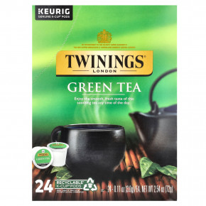 Twinings, Зеленый чай, 24 чашки, по 3 г (0,11 унции) - описание | фото