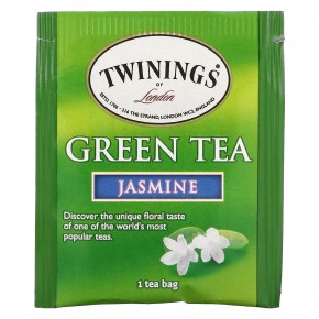 Twinings, Зеленый чай , жасмин 25 чайных пакетиков, 1.76 унции (50 г) в Москве - eco-herb.ru | фото