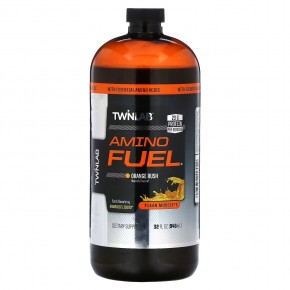 Twinlab, Amino Fuel, Orange Rush, 946 мл (32 жидк. Унции) в Москве - eco-herb.ru | фото