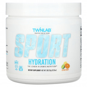 Twinlab, Sport Hydration, Citrus Rush, 262,25 г (9,25 унции) в Москве - eco-herb.ru | фото