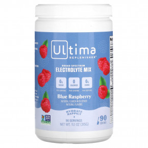 Ultima Replenisher, Смесь электролитов, голубая малина, 315 г (11,1 унции) в Москве - eco-herb.ru | фото