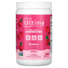 Ultima Replenisher, Смесь электролитов, малина, 288 г (10,2 унции) - описание