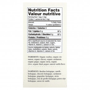 Uncle Lee's Tea, Imperial Organic, чай ройбуш с ванилью, без кофеина, 18 чайных пакетиков, 32,4 г (1,14 унции) в Москве - eco-herb.ru | фото