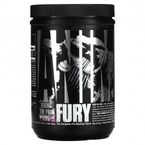 Animal, Fury Essentials, для приема перед тренировкой, со вкусом арбуза, 492 г (1,08 фунта) - описание