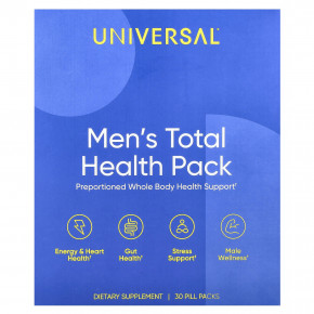 Universal U, Men's Total Health Pack, 30 Pill Packs в Москве - eco-herb.ru | фото