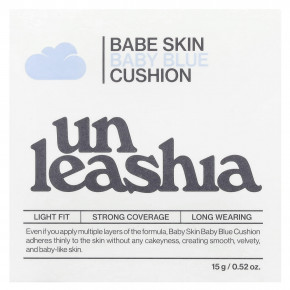 Unleashia, Babe Skin, Baby Blue Cushion, SPF 40 / PA ++, 25N Good Night, 15 г (0,52 унции) в Москве - eco-herb.ru | фото